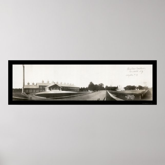 Poster Foto da Fábrica BJorn 1910 (Frente)