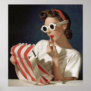 Poster Foto da moda dos anos 50