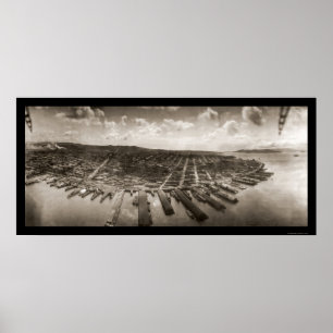 Poster Foto da nave San Francisco 1908