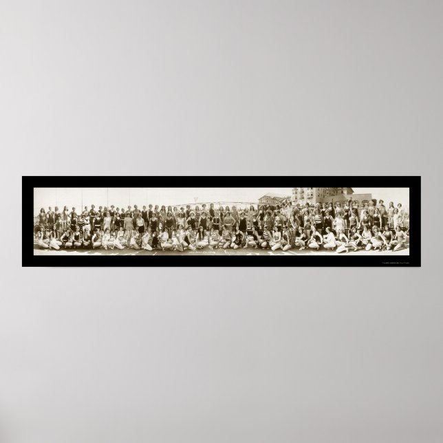 Pôster Foto da Parada de Beleza Banal 1927 (Frente)