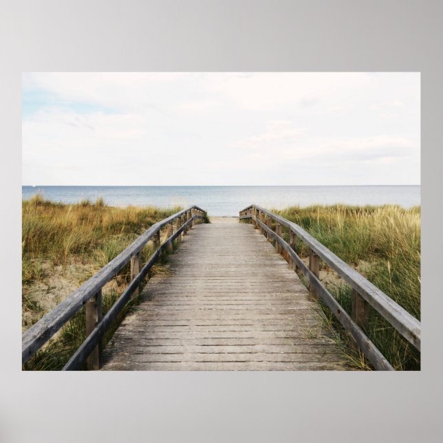 POSTER FOTO DA PONTE DE MADEIRA DE CINZAS (Frente)