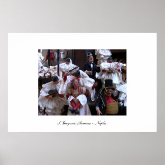 Pôster Foto da rua S. Gregorio Armeno