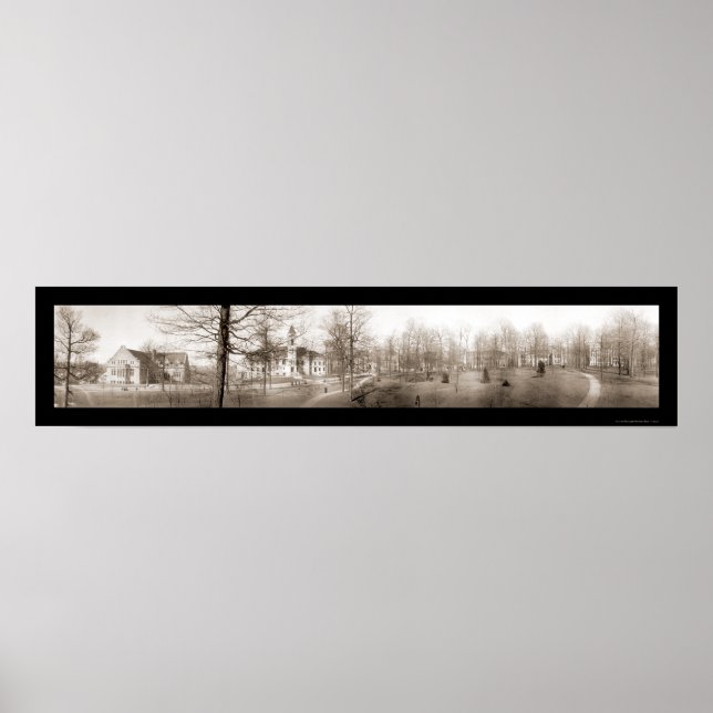 Pôster Foto da Universidade de Indiana 1910 (Frente)