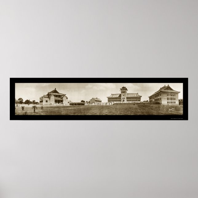 Pôster Foto Da Universidade De Nanking 1920 (Frente)