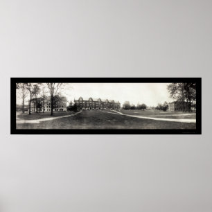 Pôster Foto da Universidade Estadual de Michigan, 1912