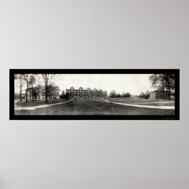 Pôster Foto da Universidade Estadual de Michigan, 1912 (Frente)