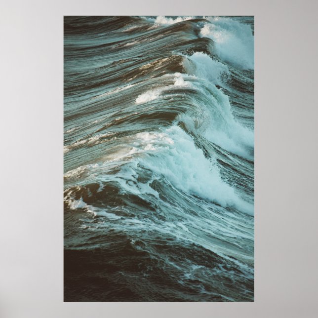 POSTER FOTO DA VINTAGEM DE ONDAS (Frente)
