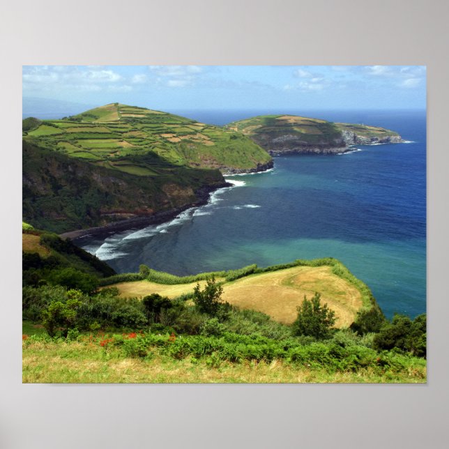 Pôster Foto das Ilhas Açores, Portugal (Frente)