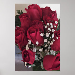 Poster Foto das rosas vermelhas