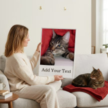 Foto de animal de estimação personalizada com text