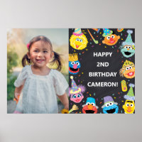 Foto de Aniversário do Sesame Street Pals Confetti