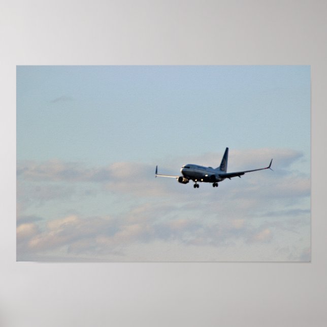 Poster Foto de Avião (Frente)