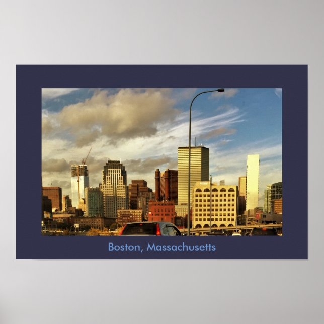 Poster Foto de Boston Massachusetts (Frente)
