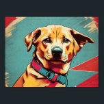 Poster Foto de Cão de pop Art - Bloco de Cor Retroativa M<br><div class="desc">"Foto do Cão de Arte Pop - Poster de Bloqueio de Cor Retroativa Moderno" Eleve seu espaço com nossa poster de "Foto do Cão de Arte Pop", uma peça ousada e vibrante que combina as tendências modernas sem interrupções com uma dica de encanto retrô. Este poster apresenta um design de...</div>