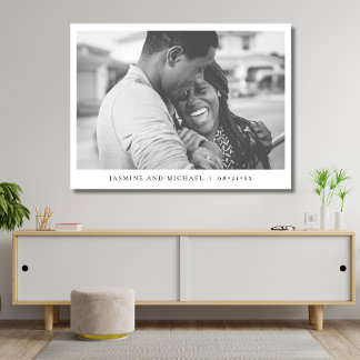 Poster Foto de Casamento Moderno Elegante