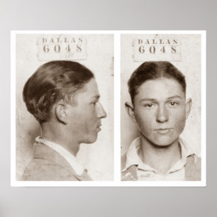 Poster Foto de Clyde Champion Barrow Dallas Por Volta de 
