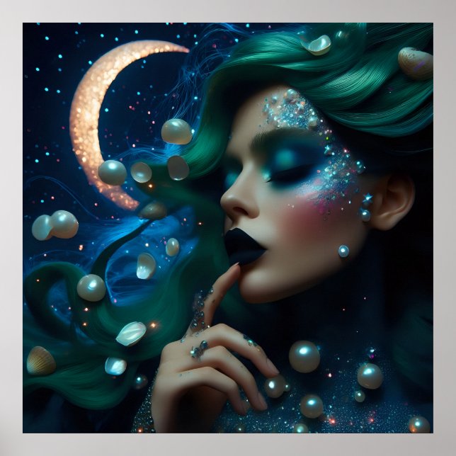 Poster Foto de conto de fadas de fantasia de luxo de moda (Frente)