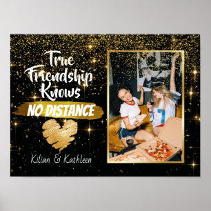 Poster Foto de Distância de Amizade Incrivelmente Afastad