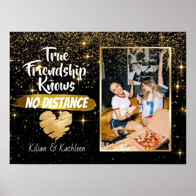 Poster Foto de Distância de Amizade Incrivelmente Afastad (Frente)