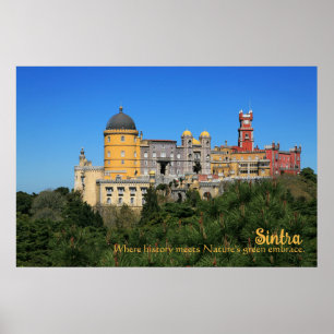 Poster Foto de Fairytale Sintra Palace, em Portugal