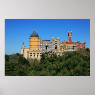 Pôster Foto de Fairytale Sintra Palace, em Portugal