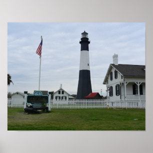 Poster Foto de farol de Tybee Island