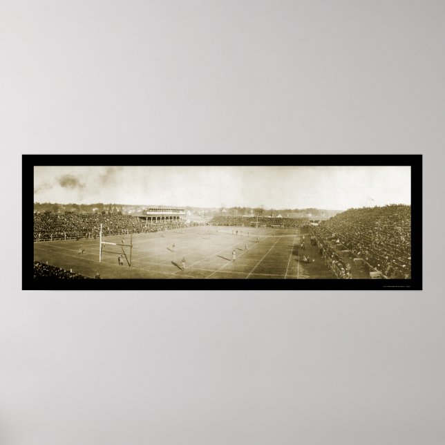 Pôster Foto de futebol de Michigan vs Wisconsin 1905 (Frente)