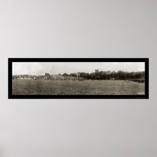 Poster Foto de futebol do West Point 1909