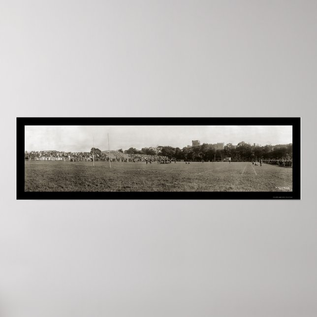 Poster Foto de futebol do West Point 1909 (Frente)