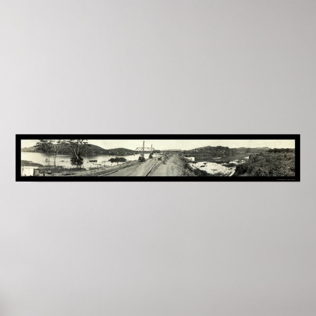 Pôster Foto de Gamboa Dike Panama 1913 (Frente)