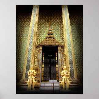 Poster Foto De Guardiões Do Palácio Do Ouro Tailândia