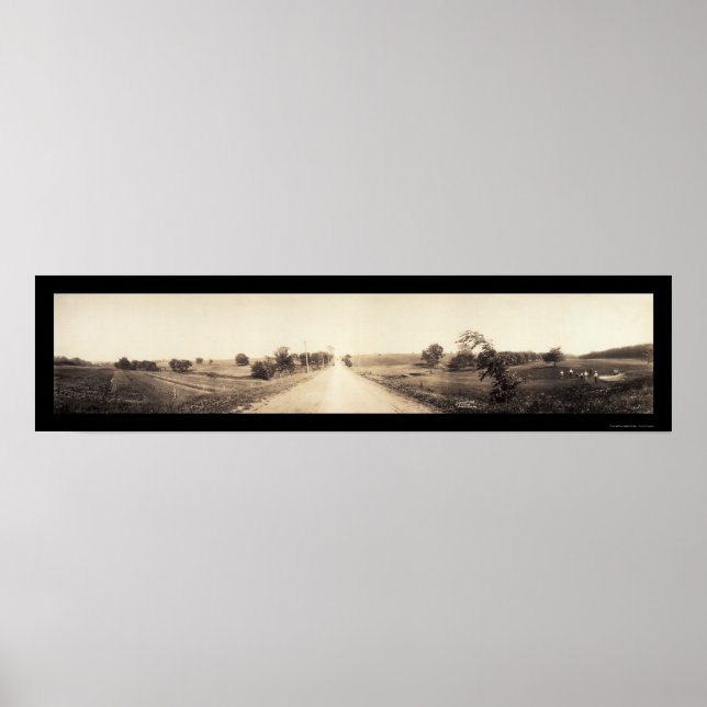 Poster Foto de Kansas City Fazenda Life 1909 (Frente)