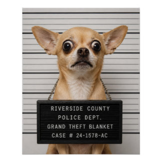 Pôster Foto de Mugshot de Chihuahua: Grande Roubo de Cobe
