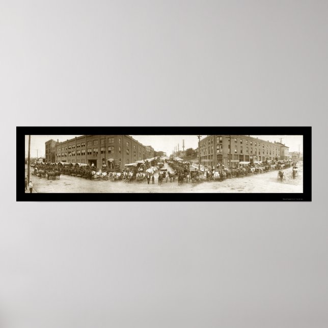 Pôster Foto de Omaha Merchants 1908 (Frente)