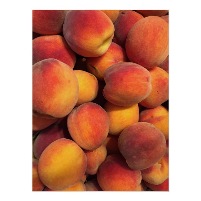 Pôster Foto de pêssego poster (Frente)