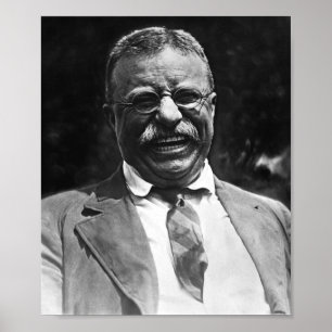 Poster Foto de riso de Theodore Roosevelt