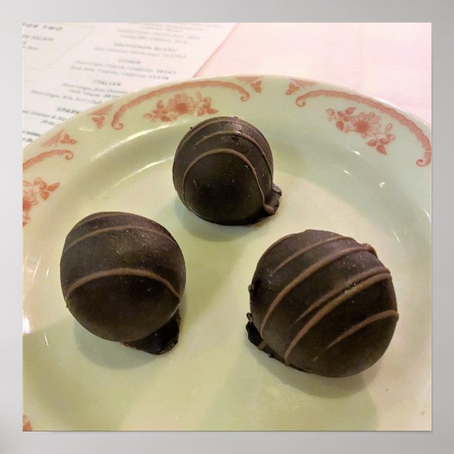 Poster Foto de Trufas (Frente)