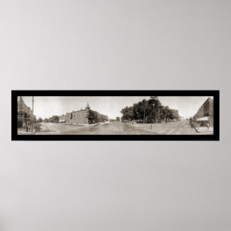 Pôster Foto de Washington Iowa Panorama 1907