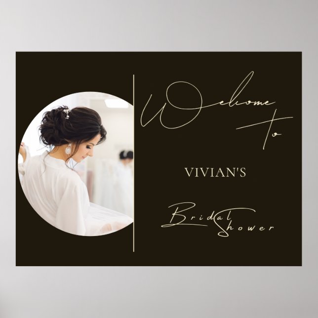 Poster Foto digital de tipografia moderna (Frente)