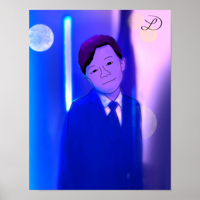 Poster Foto do artista (Frente)