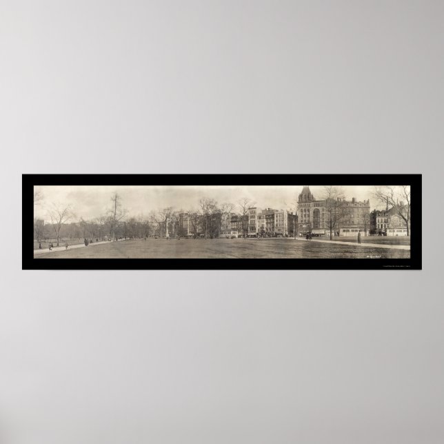 Pôster Foto do Boston Common MÃE 1910 (Frente)