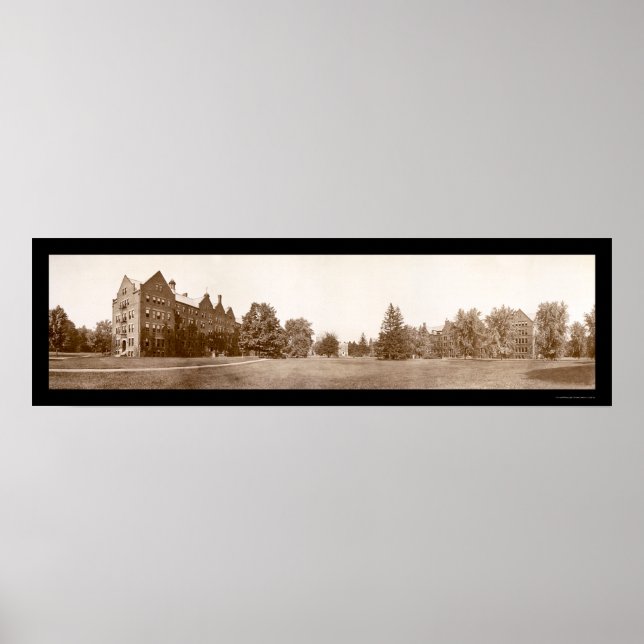 Pôster Foto do Campus Vassar College 1912 (Frente)