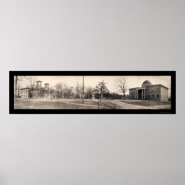 Pôster Foto do Colégio Wofford 1909 (Frente)