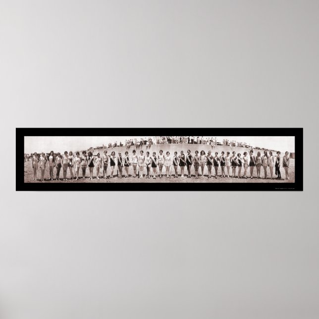 Poster Foto do Concurso de Bela no Texas 1927 (Frente)