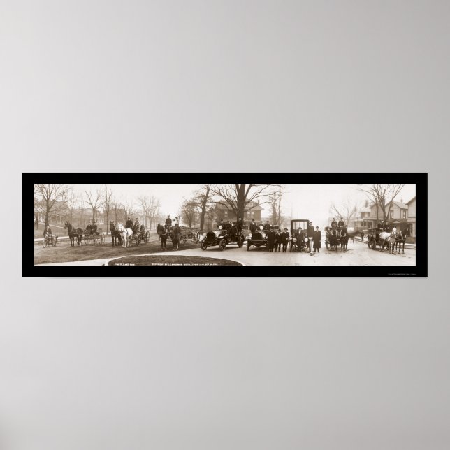 Poster Foto do Corpo de Bombeiros Middletown 1914 (Frente)