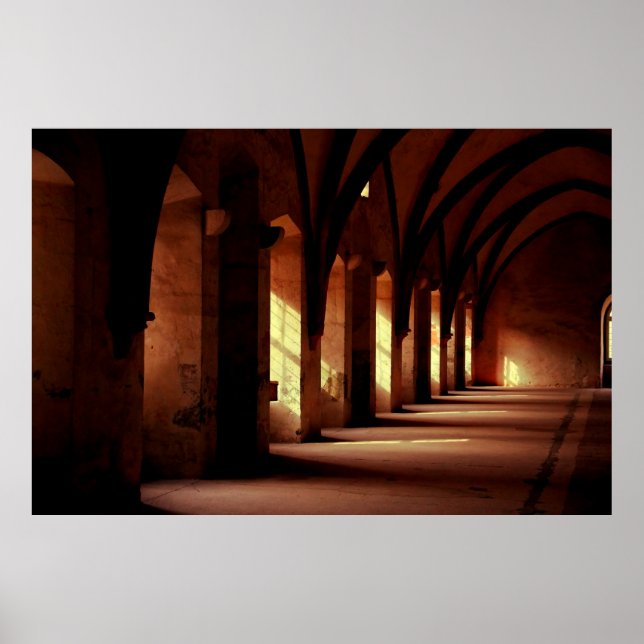 Poster Foto do corredor vazio (Frente)