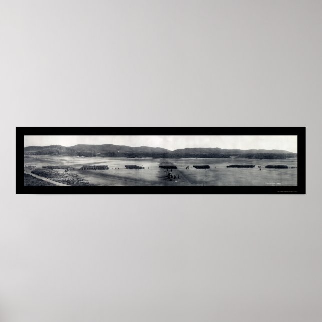 Pôster Foto do desfile de vestidos marinhos 1911 (Frente)