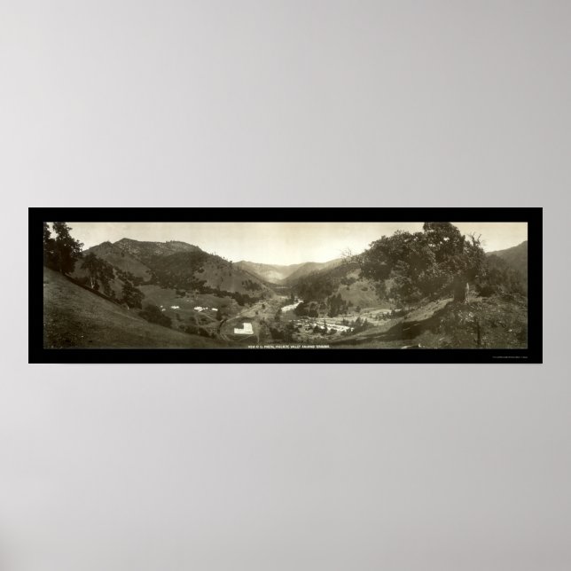 Poster Foto do El Portal Yosemite CA 1908 (Frente)