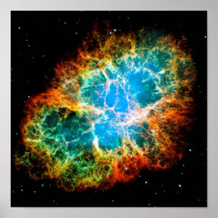 Pôster Foto do espaço de Hubble do resto do Supernova da