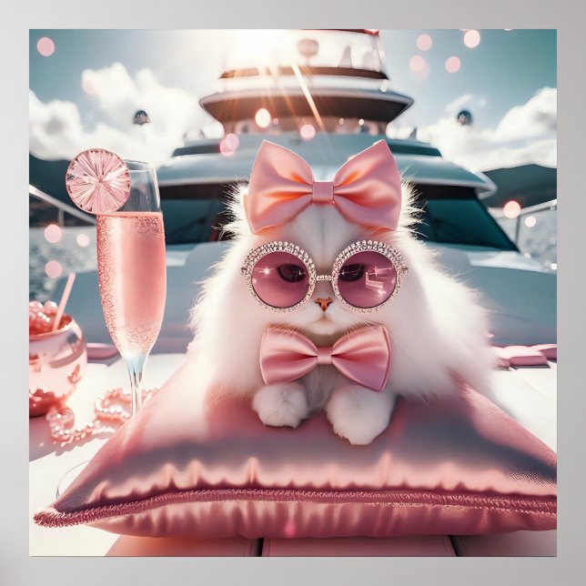 Poster Foto do estilo de vida luxuoso com moda de glamour (Frente)